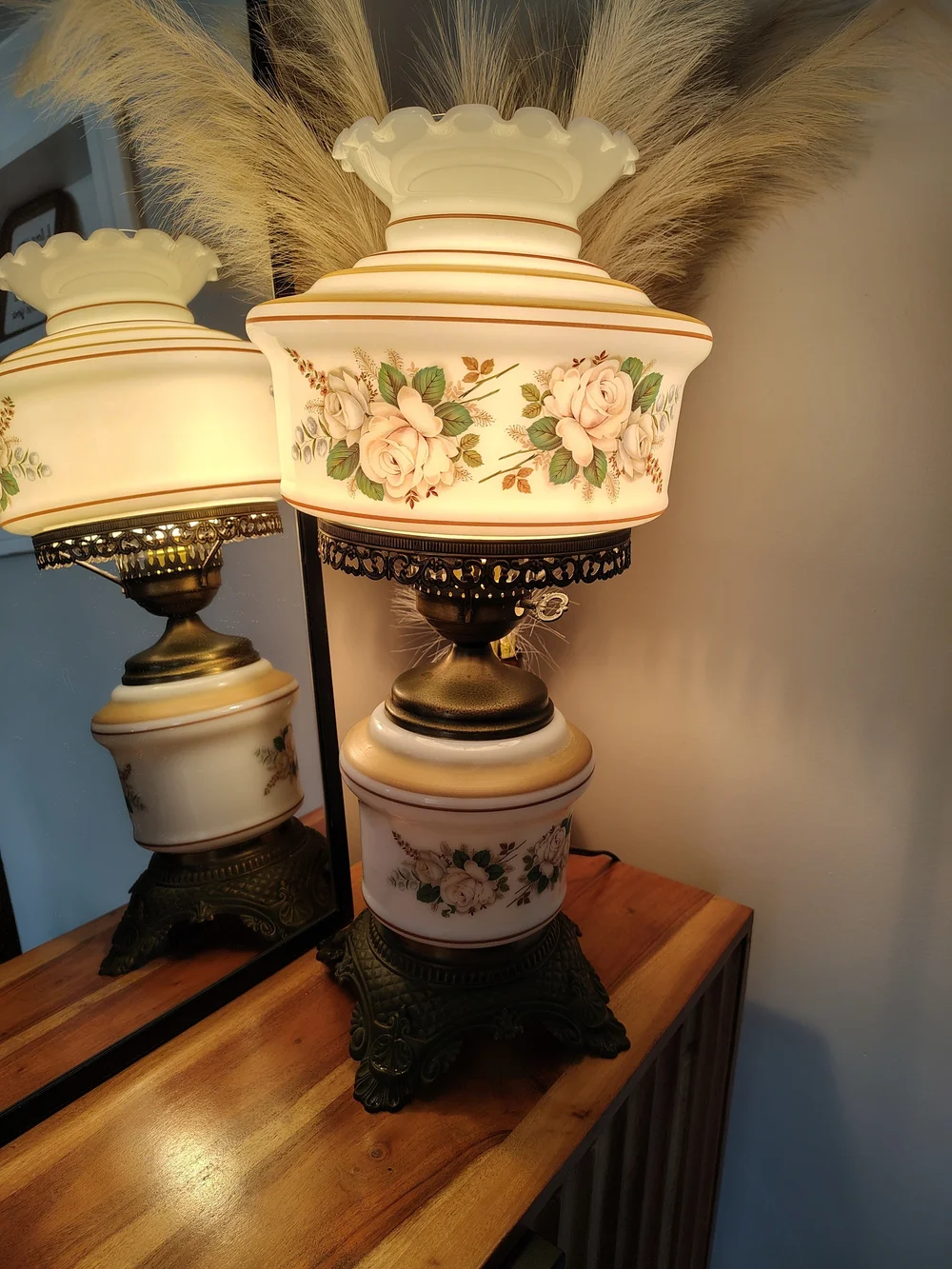 vintage milk glass 